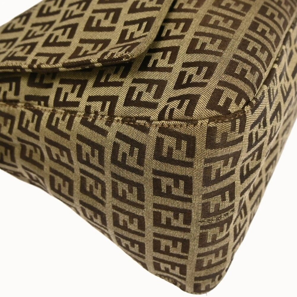 Fendi Beige Brown Zucchino Mamma Baguette Handbag 2288-8BR001-TN9-088 117230 - Picture 4 of 10